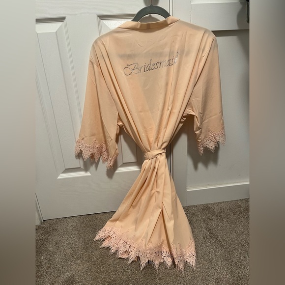 Pink Bridesmaid Robe - Picture 3 of 3